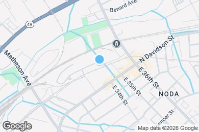 Map image of the property - 403 E 33rd St