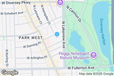 Map image of the property - 2550 N Lakeview Ave