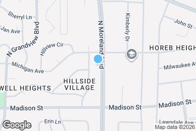 Map image of the property - 322 N Moreland Blvd