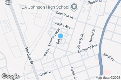 Map image of the property - 2152 Oak St