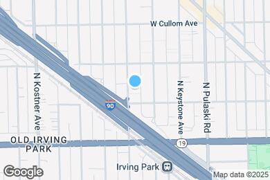 Map image of the property - 4113 N Keeler Ave