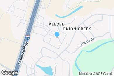 Map image of the property - Onion Creek Luxury Apartments