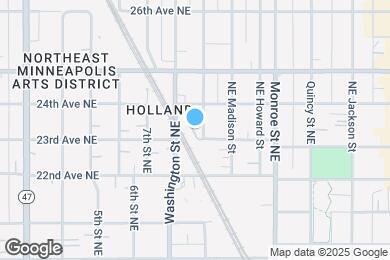 Map image of the property - Huxley Apartments