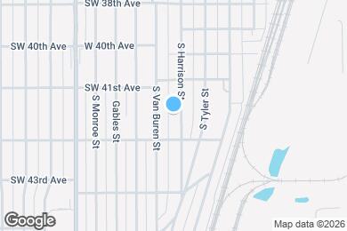 Map image of the property - 4118 S Harrison St