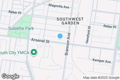 Map image of the property - 5331 Arsenal St