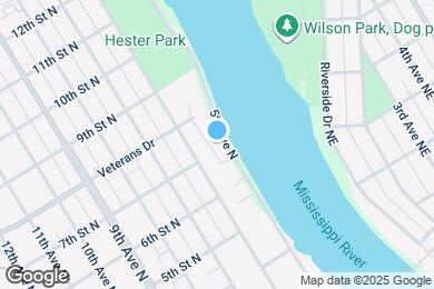 Map image of the property - 701 5th Ave N