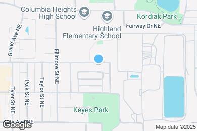 Map image of the property - 1480 47th Ave NE