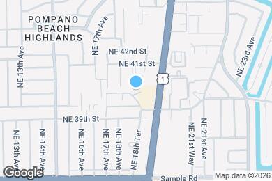 Map image of the property - 1821 NE 40th Ct