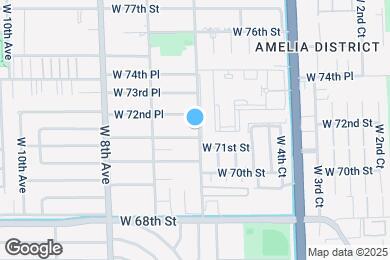 Map image of the property - 625 W 71st Pl