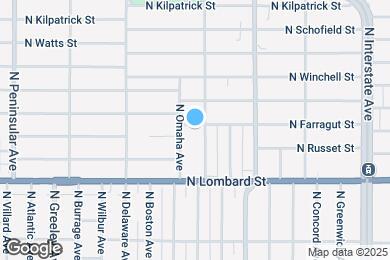 Map image of the property - 2214 N Farragut St