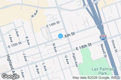 Map image of the property - 1438 E 16th St