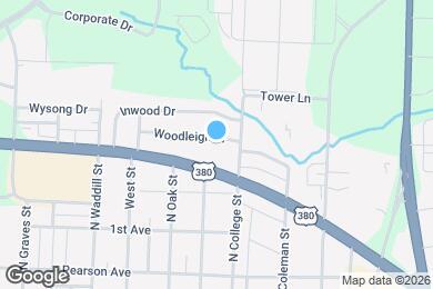 Map image of the property - 807 Woodleigh Dr