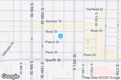 Map image of the property - 1136 Peach St