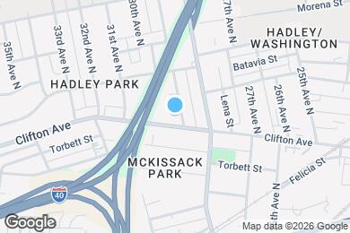 Map image of the property - 705 29th Ave N