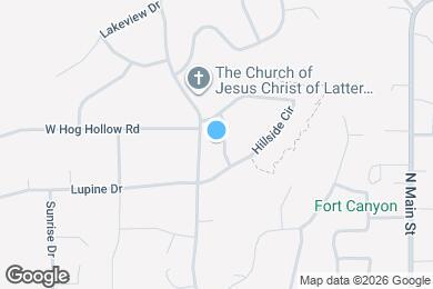 Map image of the property - 587 HILLSIDE DR