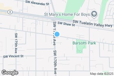 Map image of the property - 16990 SW Blanton St