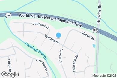 Map image of the property - 9607 N Verlinda Ct