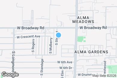 Map image of the property - 449 S Stewart