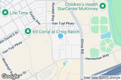 Map image of the property - Parkside at Craig Ranch Apartments