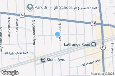 Map image of the property - 44 N Spring Ave