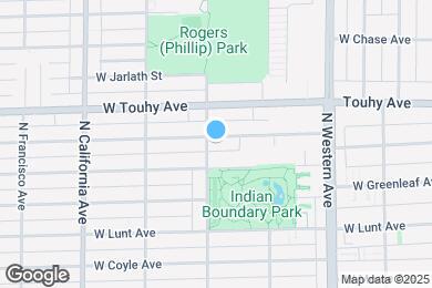 Map image of the property - 2545 W Fitch