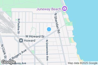 Map image of the property - 7608 N Rogers Ave