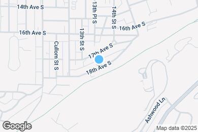 Map image of the property - 1316 18th Ave S