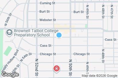 Map image of the property - 5017 1/2 California St