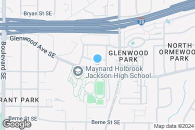 Map image of the property - Glenwood at Grant Park