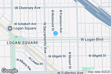 Map image of the property - 2924 W Logan Blvd