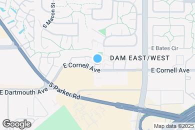 Map image of the property - 11791 E Cornell Cir