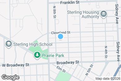 Map image of the property - 726 McKinley St