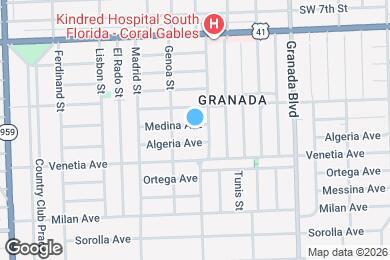 Map image of the property - 1212 Medina Ave