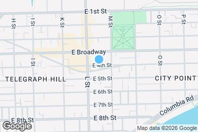 Map image of the property - 743 E 4th St