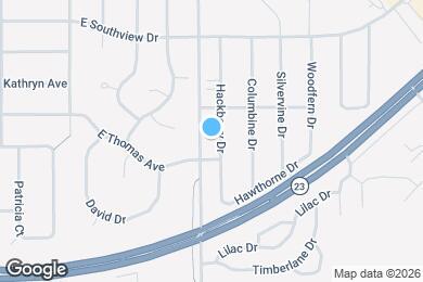 Map image of the property - 1008 Hackberry Dr