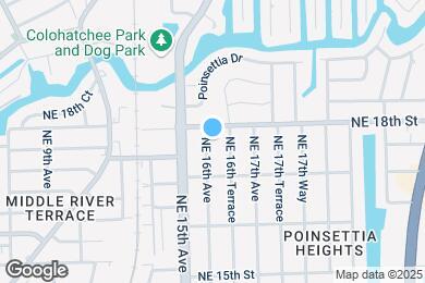 Map image of the property - 1728 NE 16th Ave