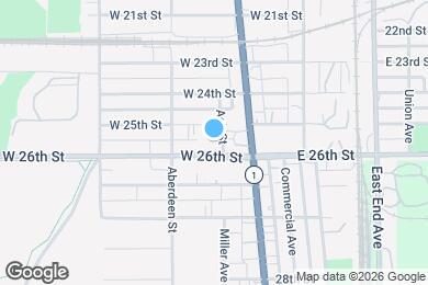Map image of the property - 2510 Ash St