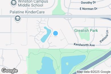 Map image of the property - 111 S Baybrook Dr