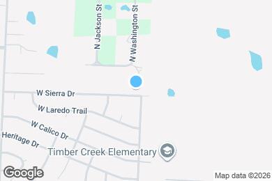 Map image of the property - 116 E Sierra Dr