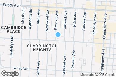 Map image of the property - 1704-1706-1706 W 3rd Ave