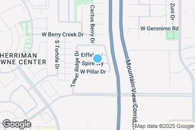 Map image of the property - 4863 W Spire Way