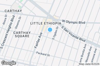 Map image of the property - 1068 S Orange Grove Ave