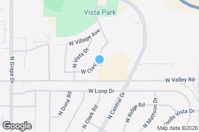 Map image of the property - 539 W Crest Dr