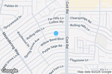 Map image of the property - 13635 Willow Bend Rd