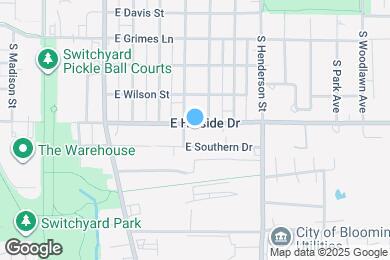 Map image of the property - 406 E Hillside Dr