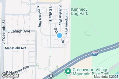 Map image of the property - 3865 S Dayton St