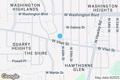 Map image of the property - 6016 W Vliet St