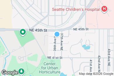 Map image of the property - 4316 36th Ave NE