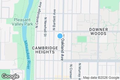 Map image of the property - 3255 N Oakland