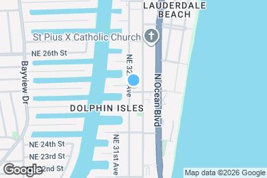 Map image of the property - 3201 NE 23rd St